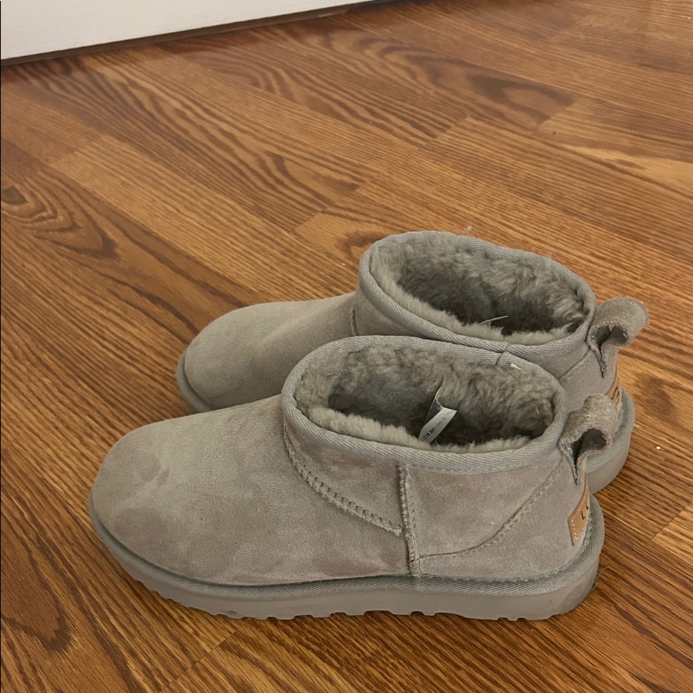 UGG Tan Suede Ankle Boots